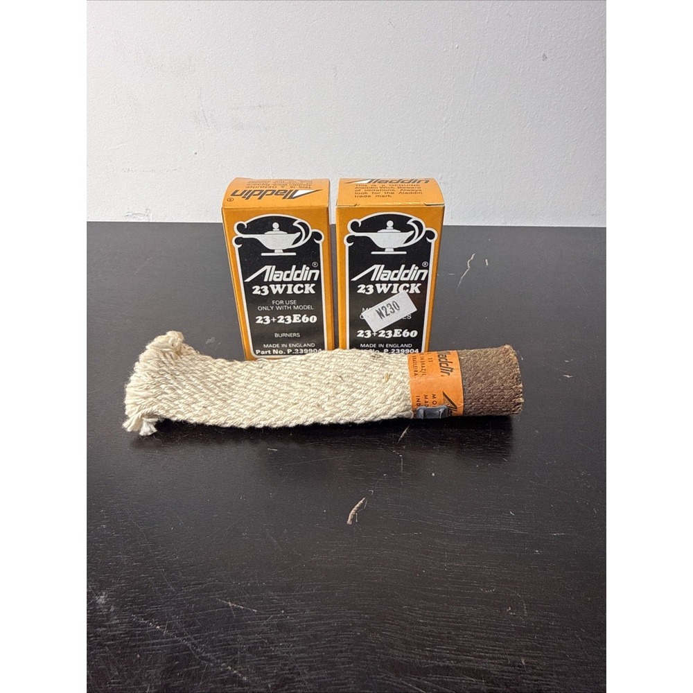 3 Pack Aladdin 23 Wick for Model 23 23E60 Burners Part No. P.239904 NOS